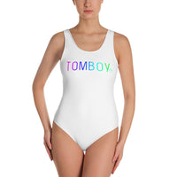 One-Piece Tomboy Swimsuit